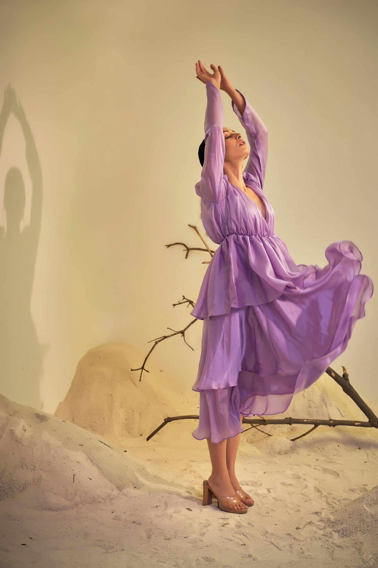 MARIPOSA  Purple Dress