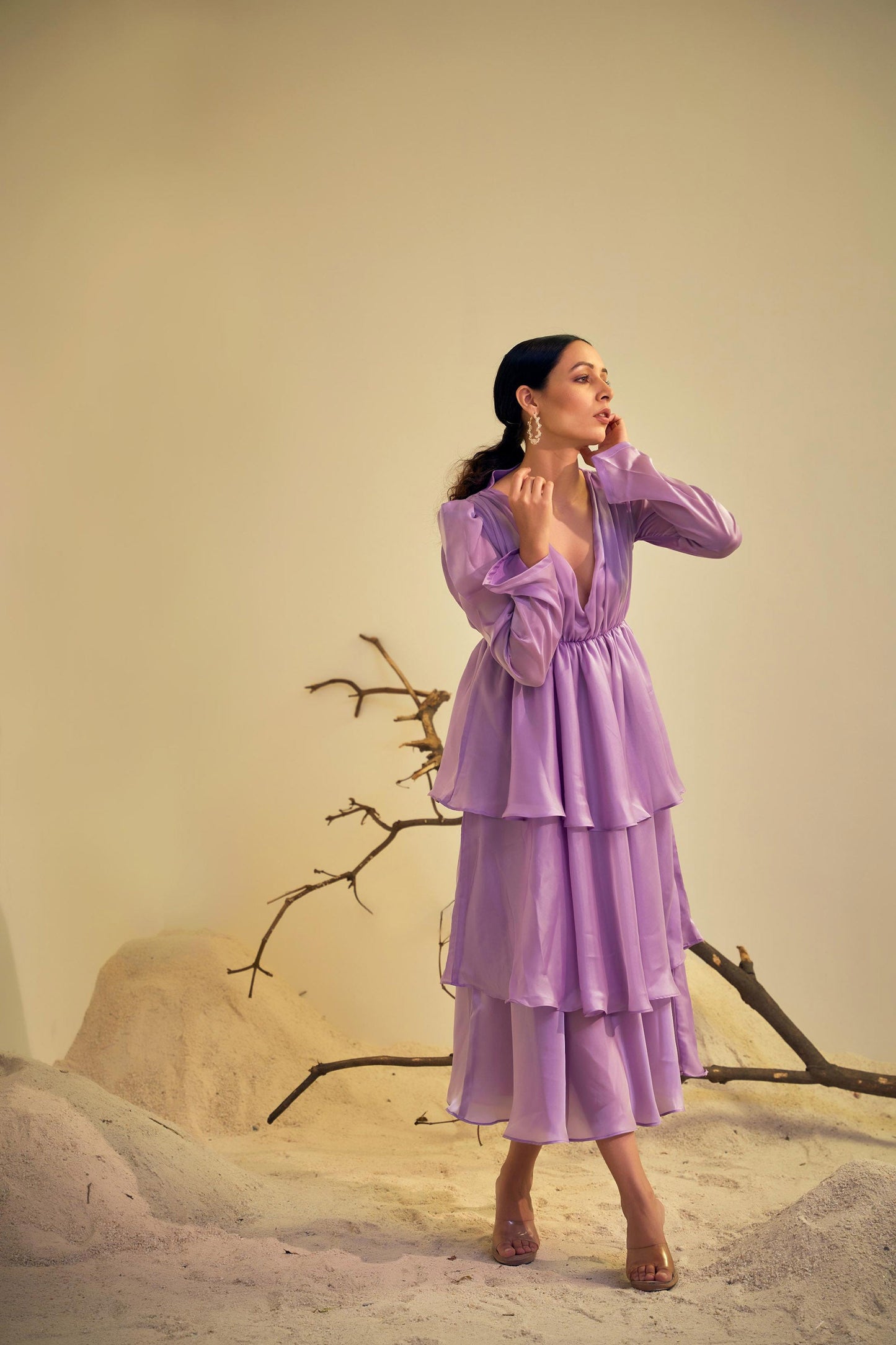 MARIPOSA  Purple Dress