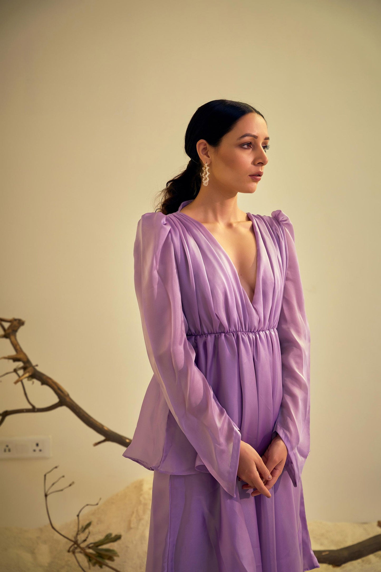 MARIPOSA  Purple Dress