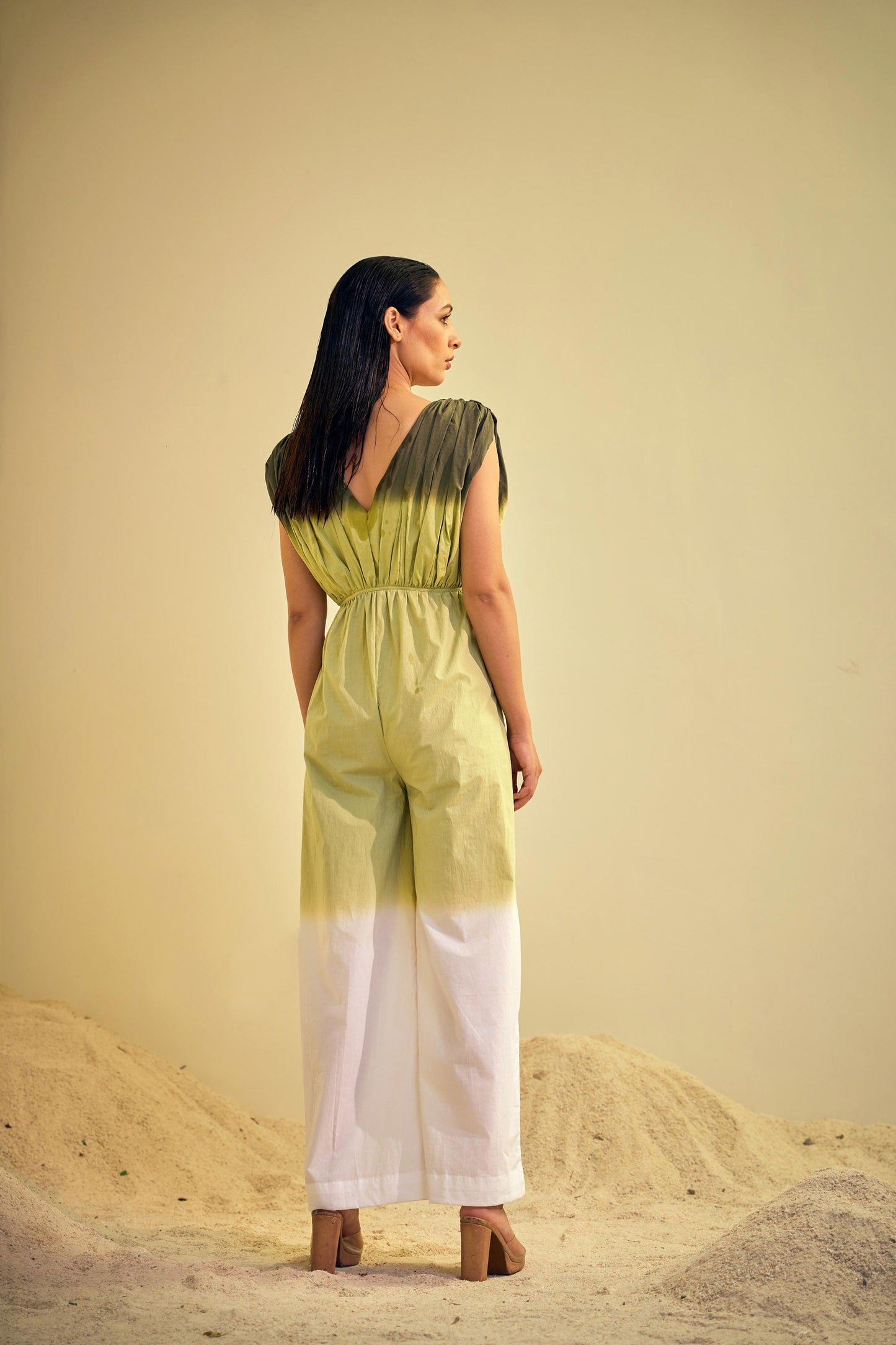 WILLOW Green Jumpsuit