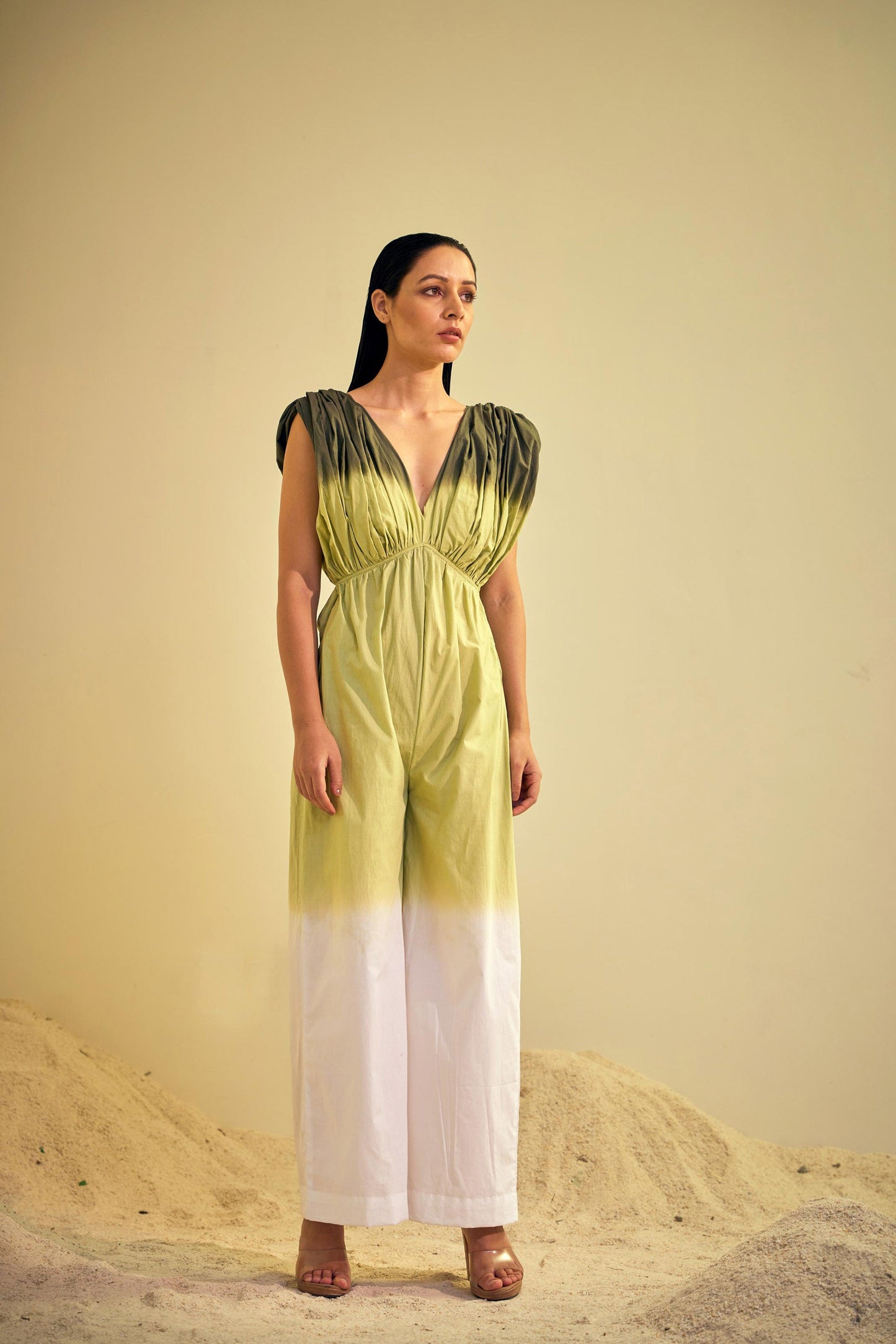 WILLOW  Green Jumpsuit