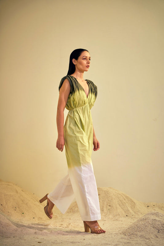 WILLOW  Green Jumpsuit