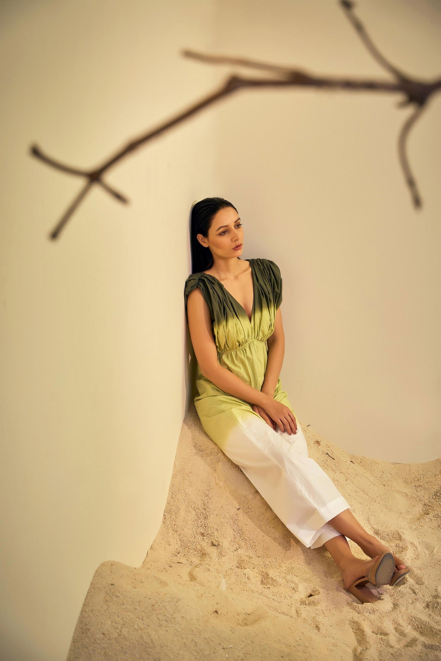 WILLOW  Green Jumpsuit