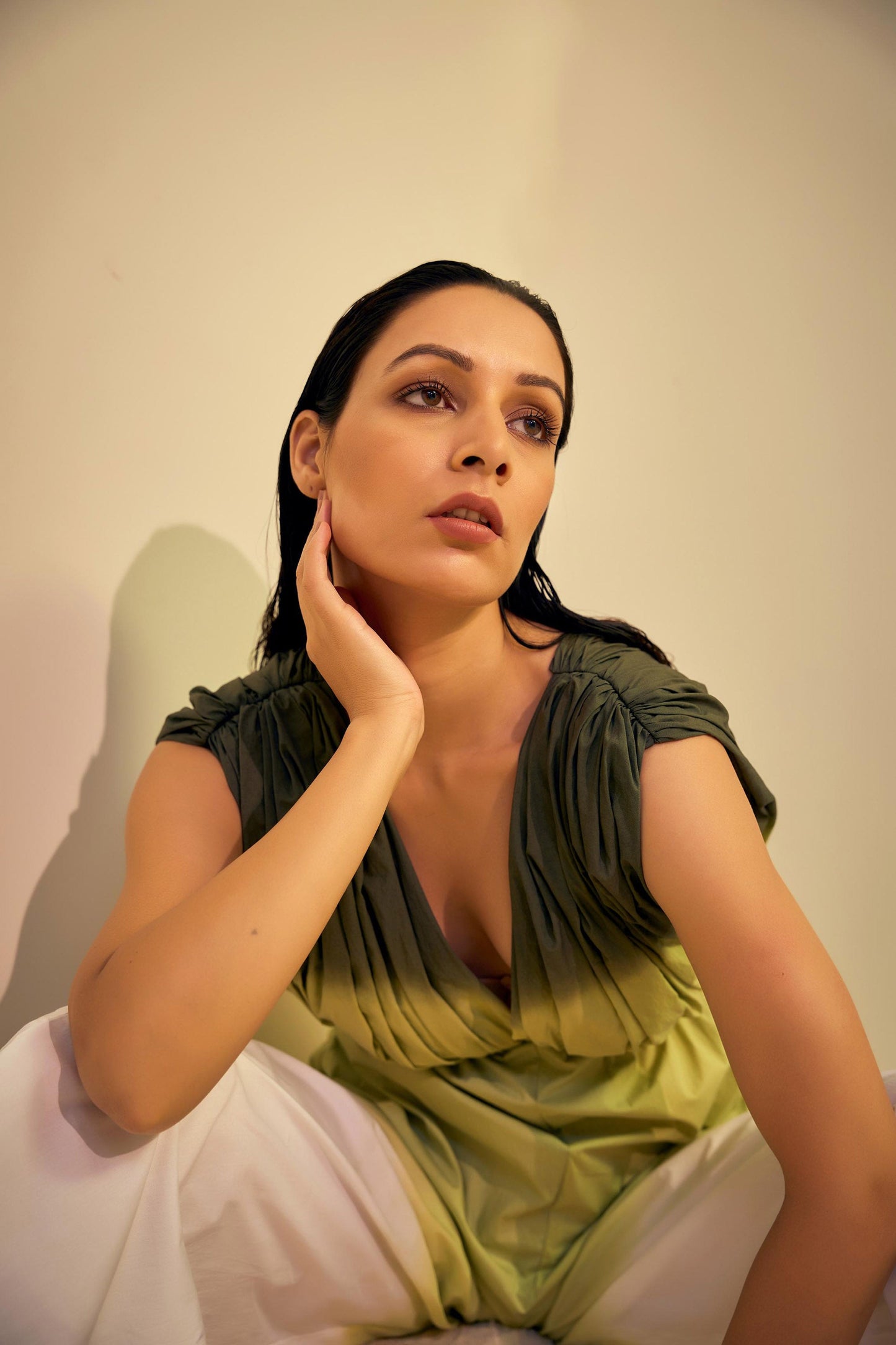 WILLOW Green Jumpsuit