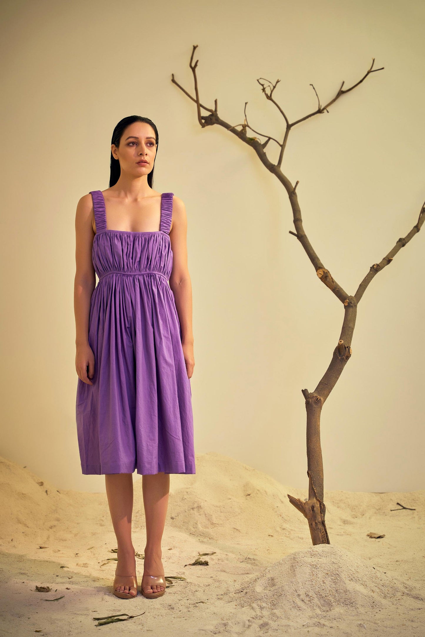 EZEL Purple Dress