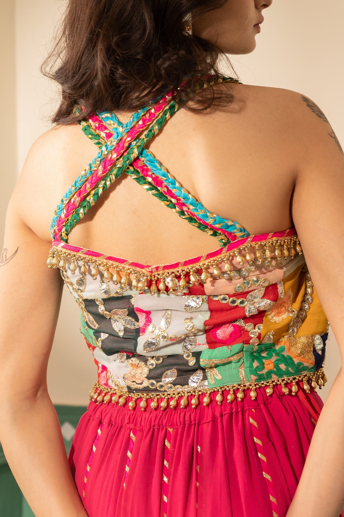 Fuchsia Finesse Lehenga Set