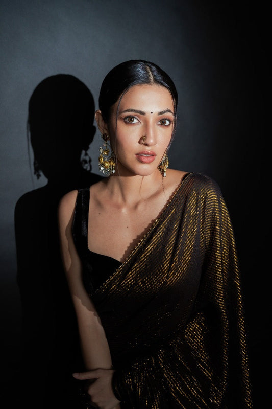 Kali Gold Zari Pure Cotton Saree