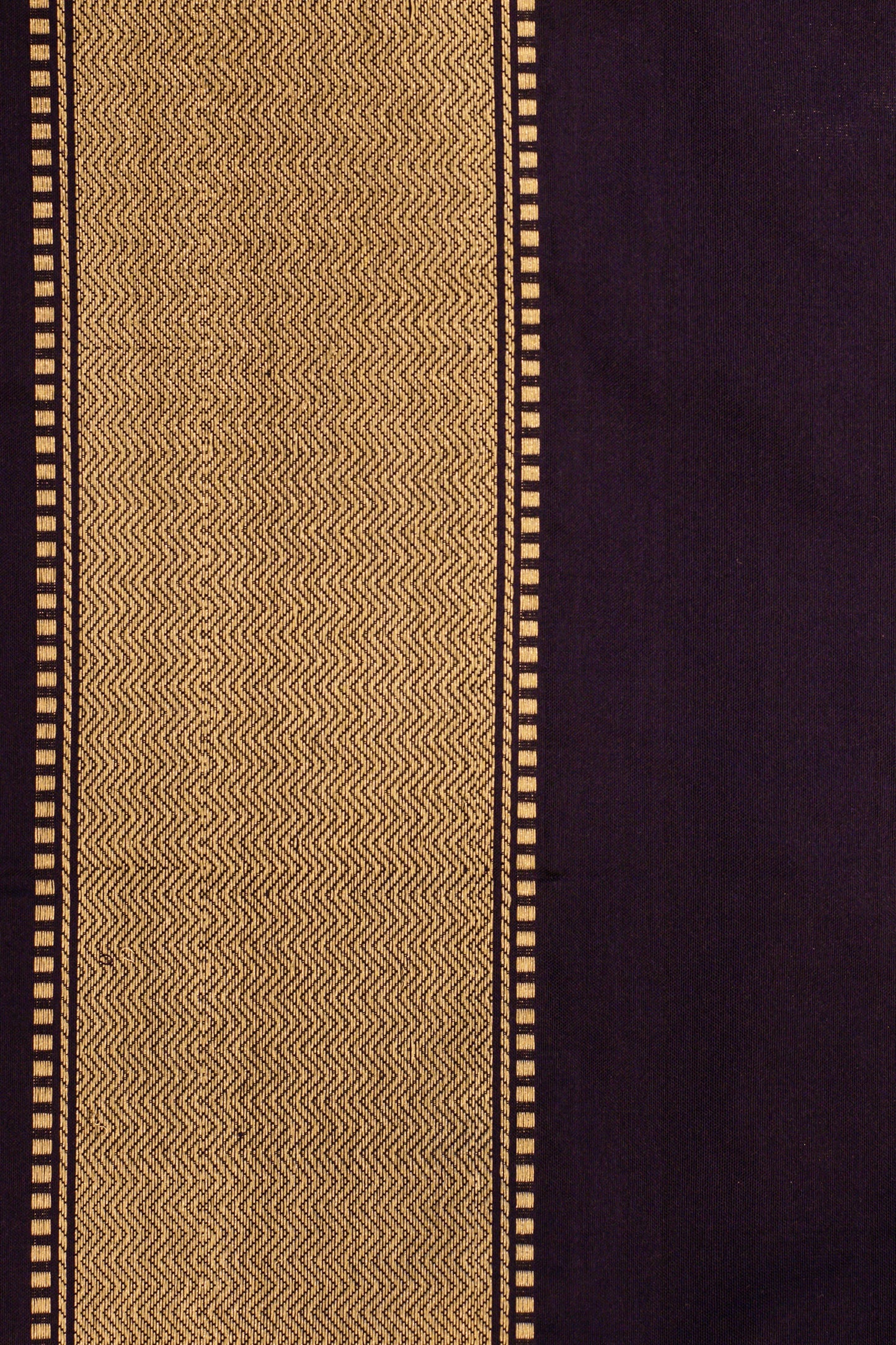 Navy Blue Saree Katan Silk Handwoven