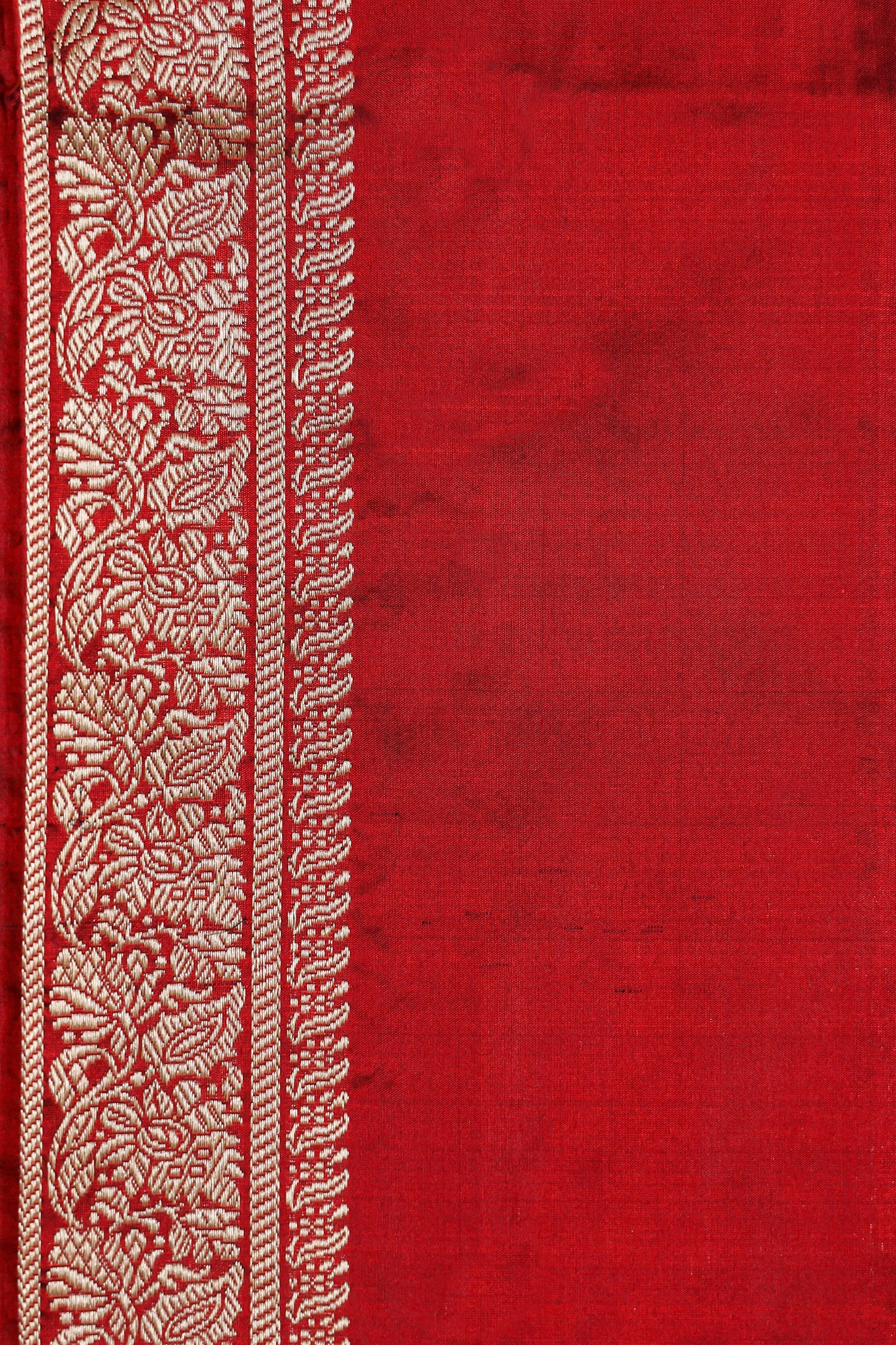 Maroon Katan Pure Silk Kadwa Saree