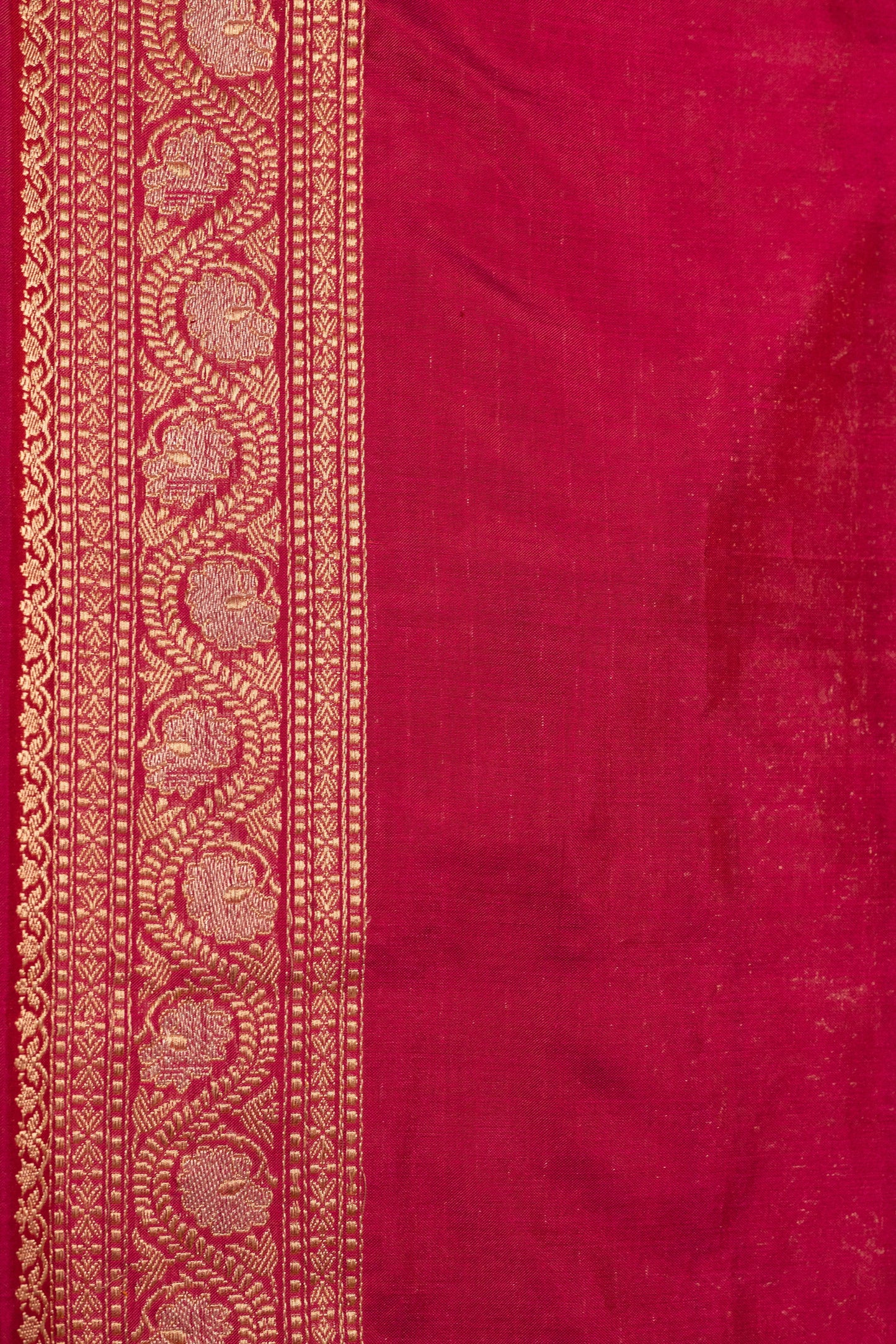 Pink Handwoven Kadwa Katan Silk Saree