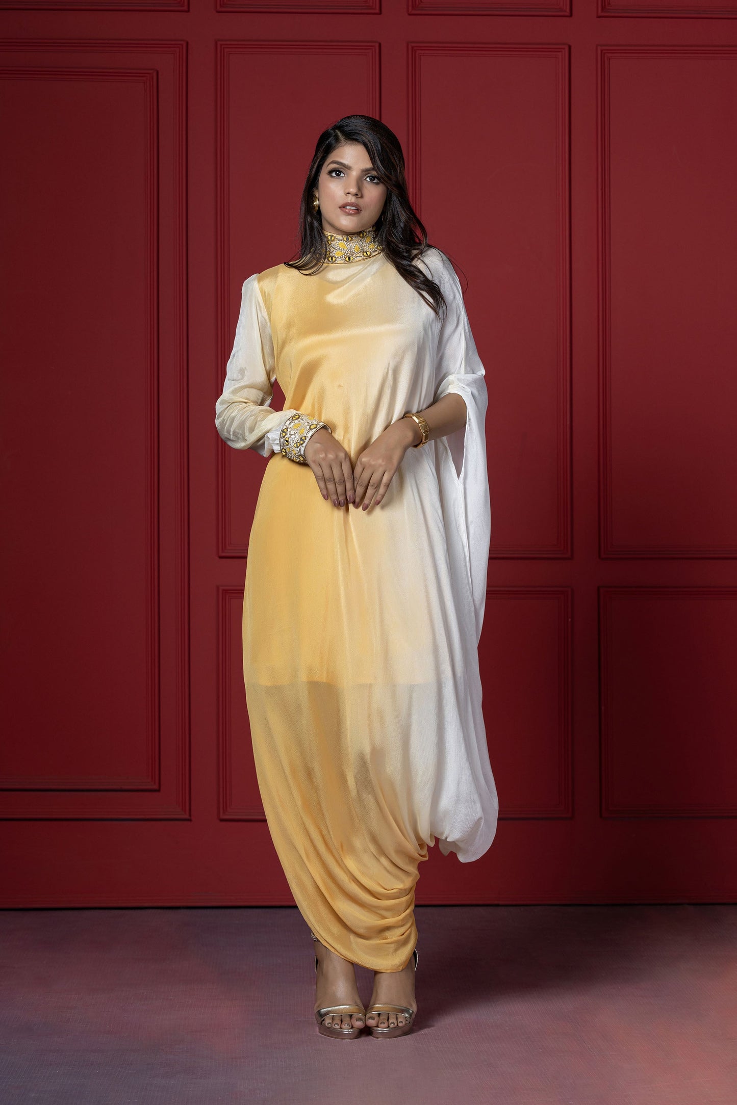 The Yellow Gradient Kaftaan