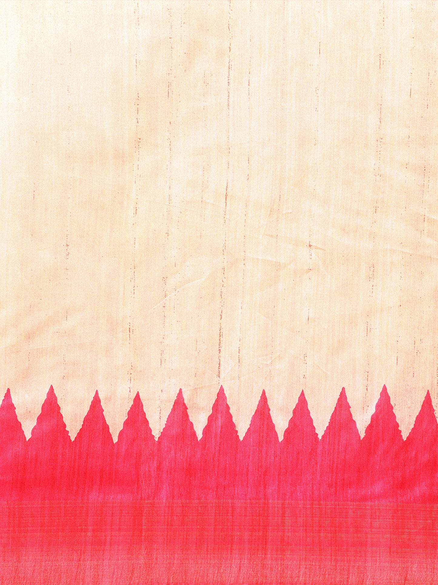 Rama Tussar Silk saree with Temple Border