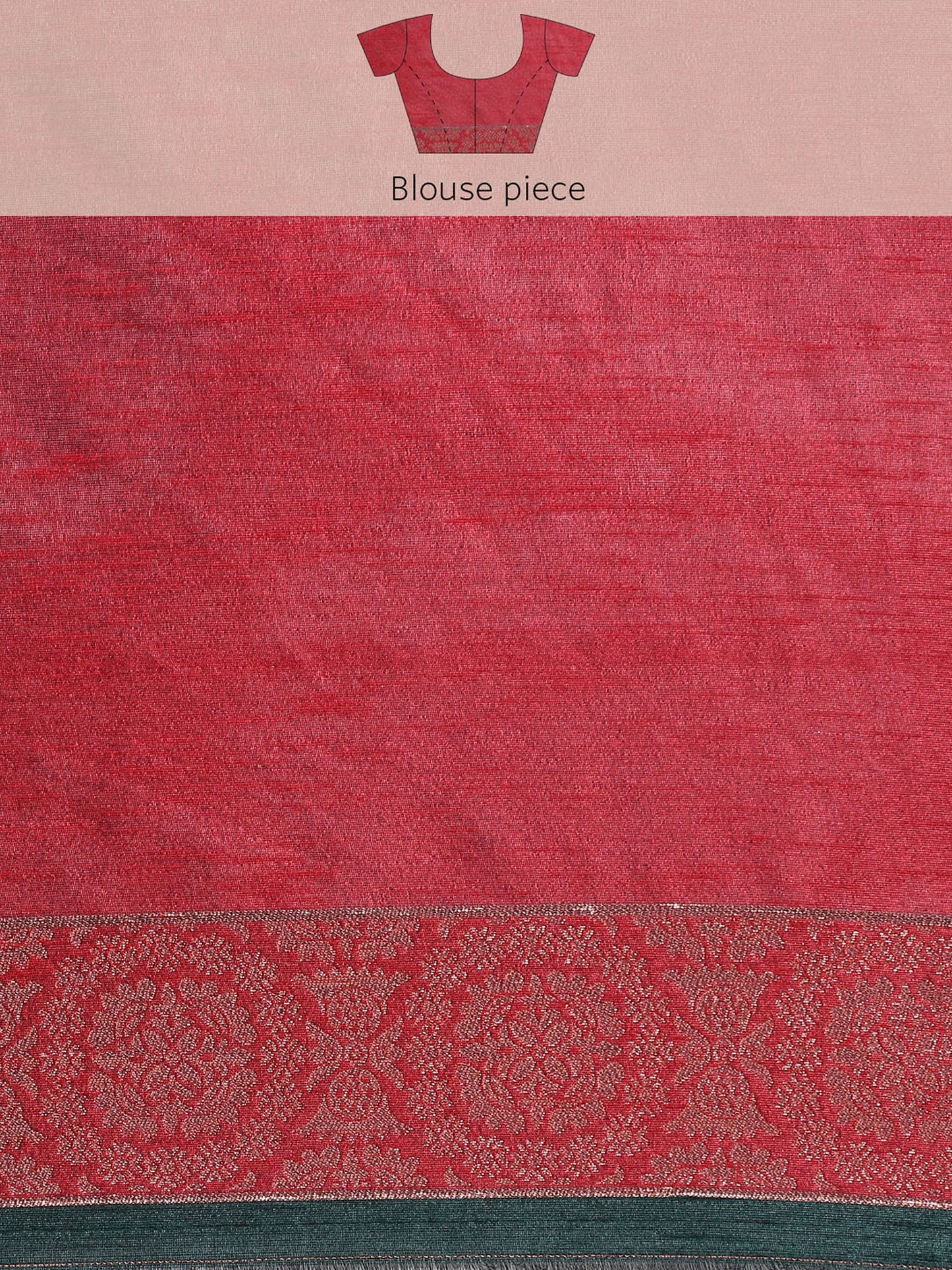 Bottle Green Vaisali Zari Woven Banarasi Silk saree