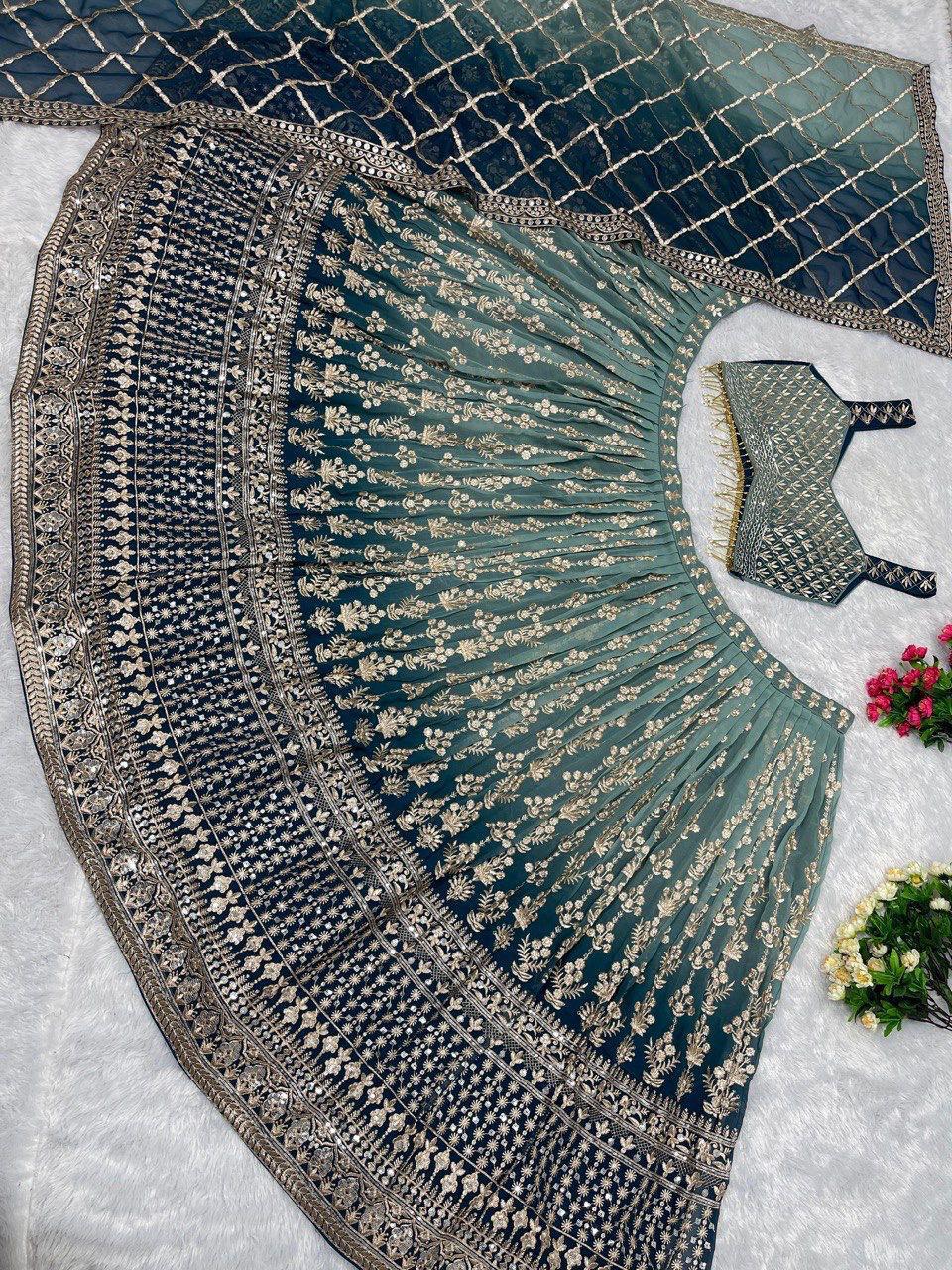 Embroidered Lehenga Choli Set