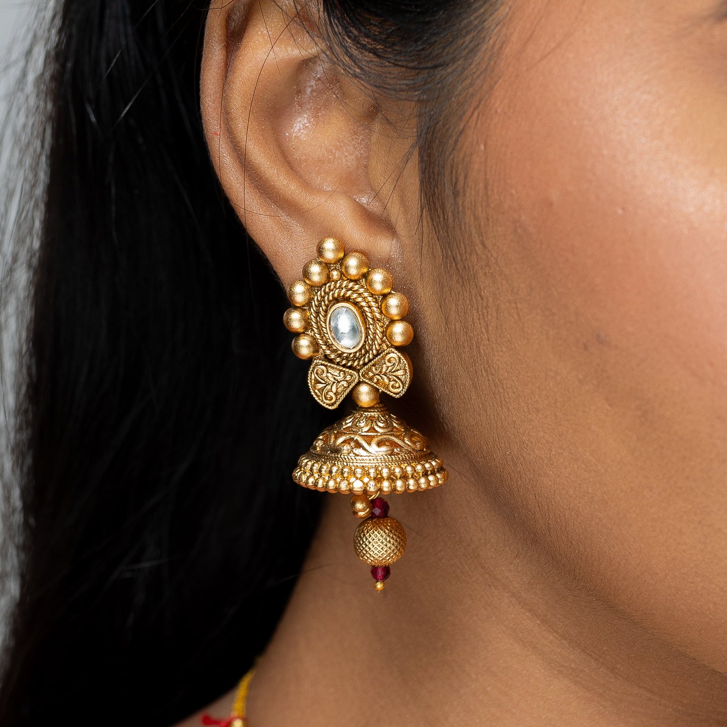 Zevar Club Rajwada Antique Knitted Choker Set