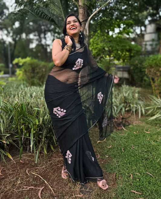 Thar to Tezpur tales Black Saree