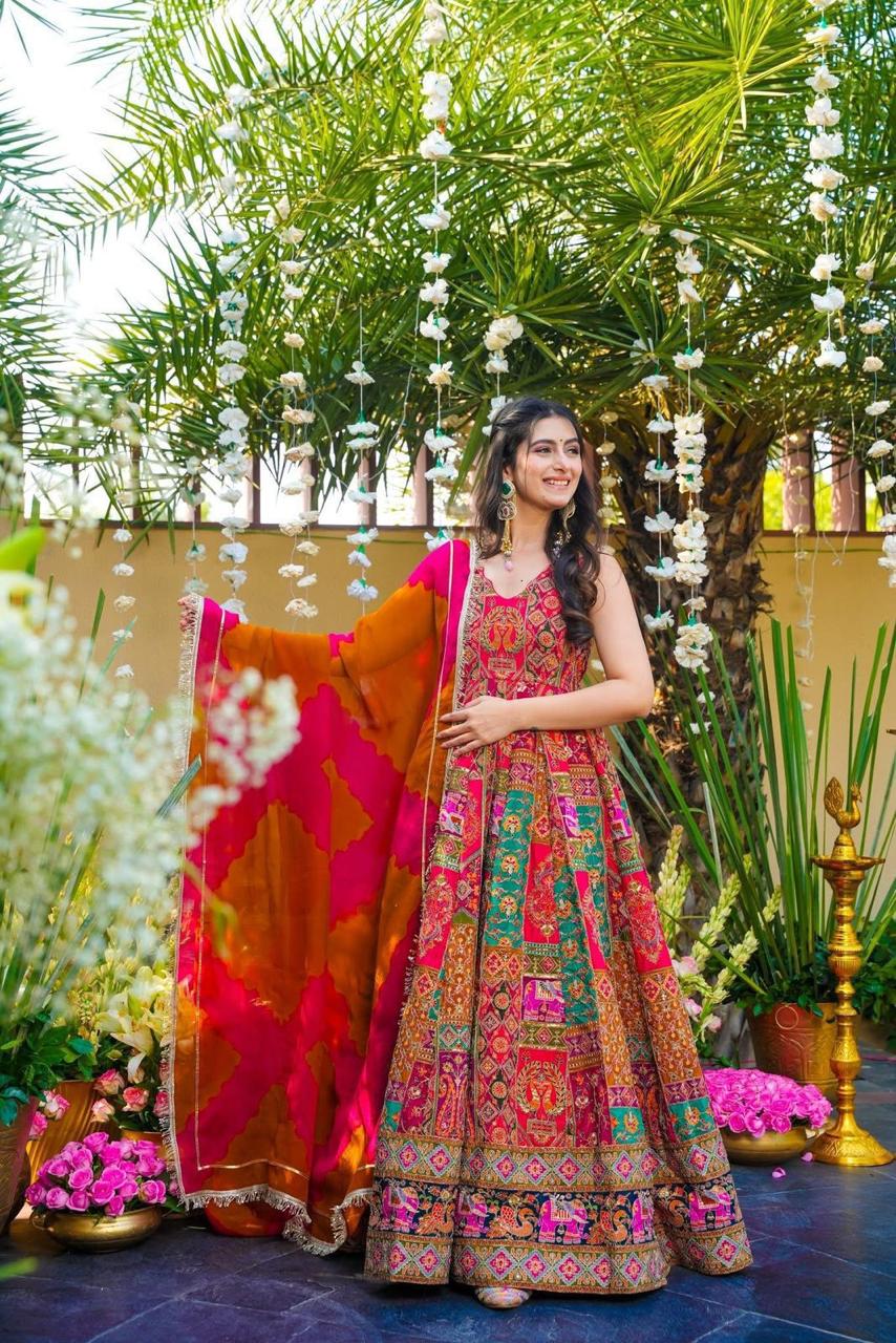 Anarkali gown