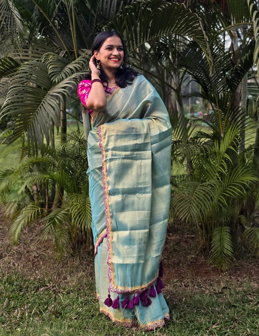 Blue Mirage Saree
