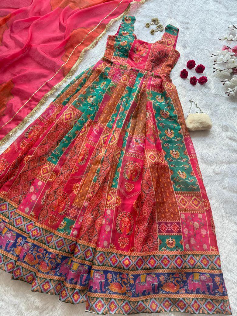Anarkali gown