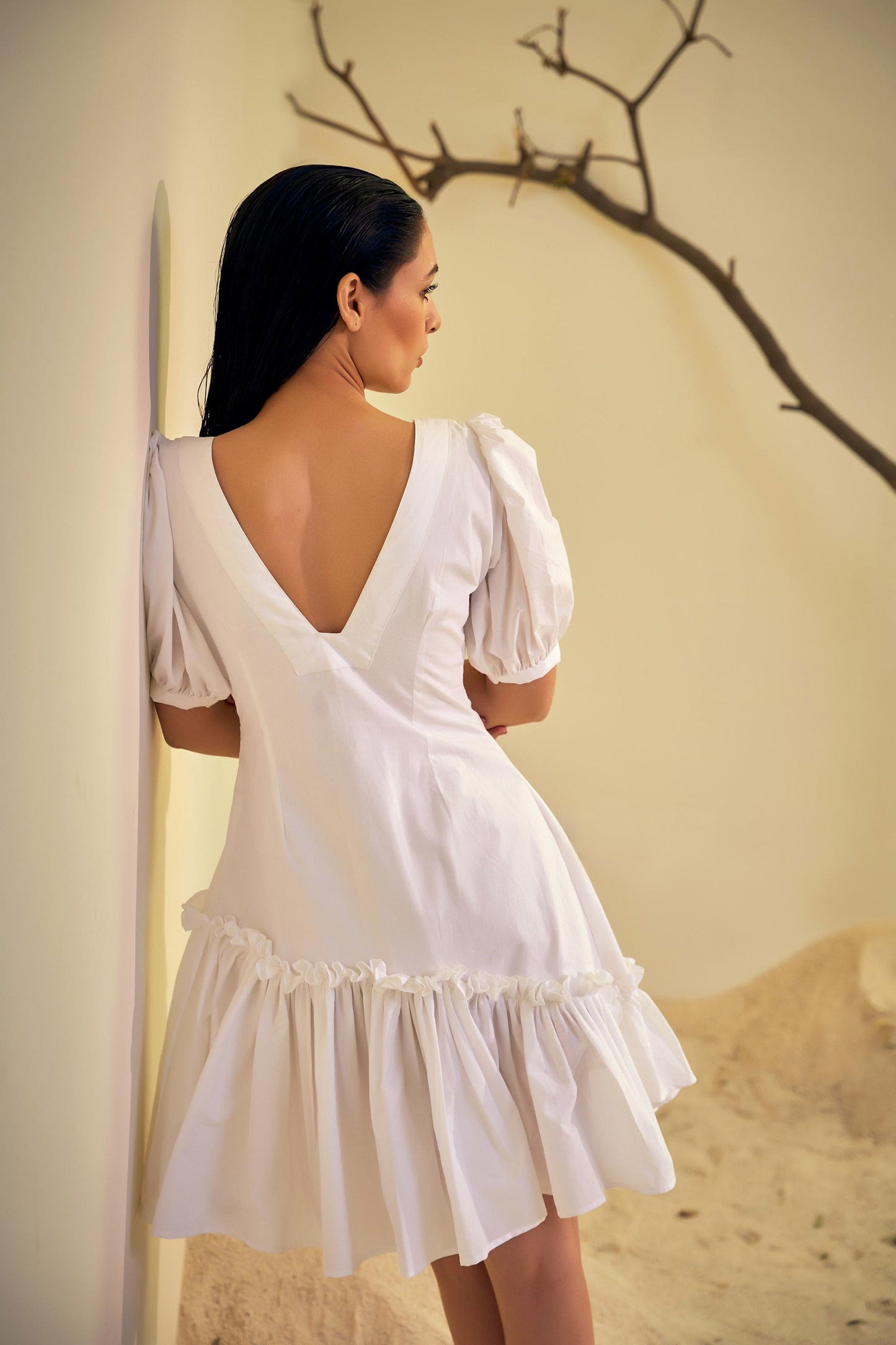 DOVE White Dress