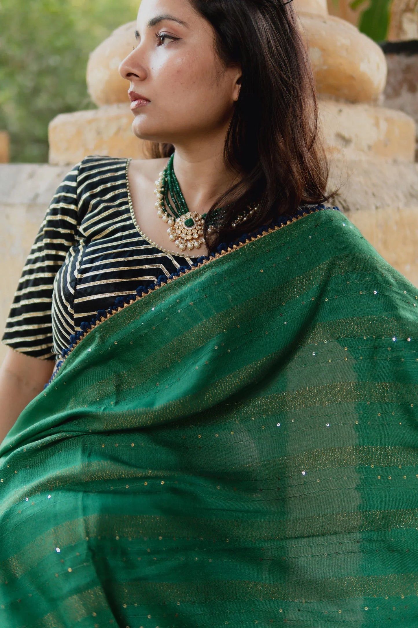 Tulips Cotton Rang Saree