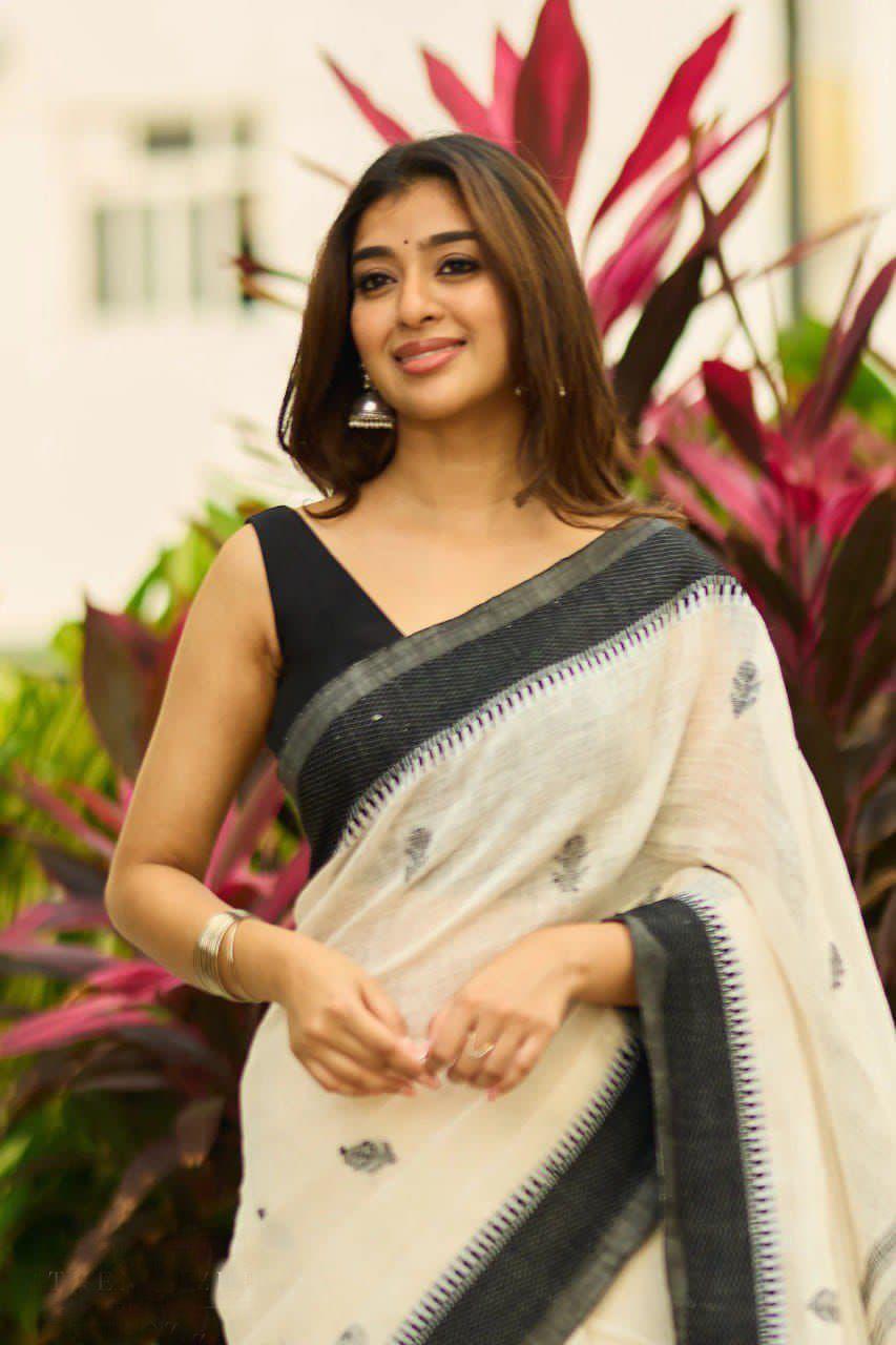 Jacquard Border Cotton Saree