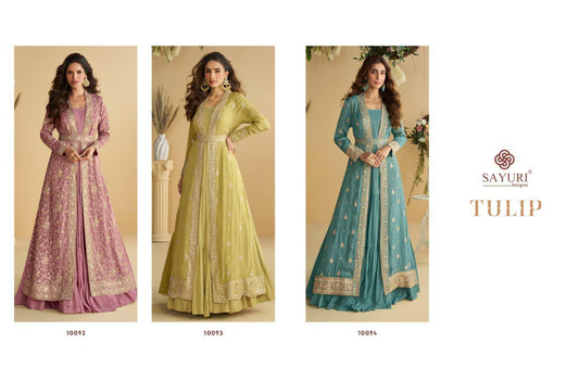 Heavy chinon Two piece set with belt