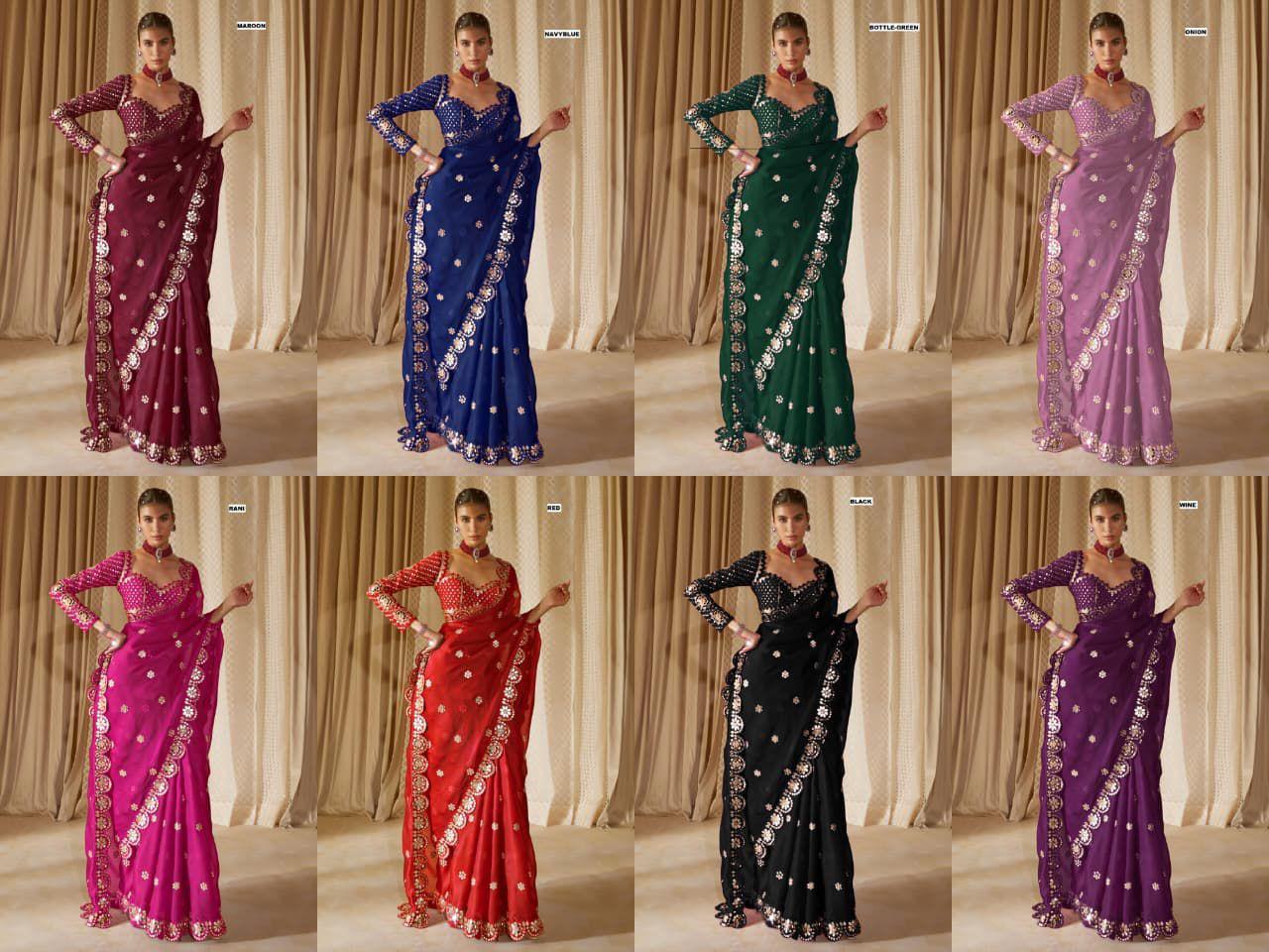 Heavy quality Faux Georgette saree