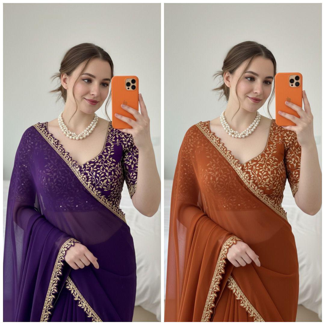 Soft Rangoli Silk Saree