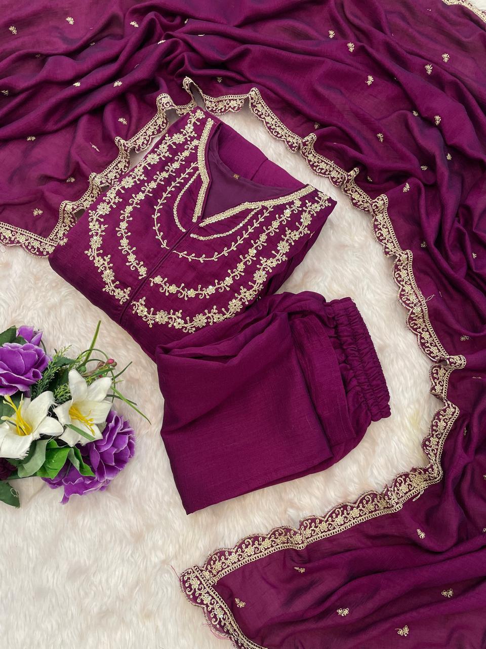 Trendy Anarkali Designers kurti Pant Set