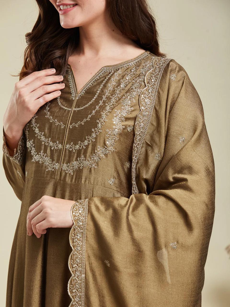 Trendy Anarkali Designers kurti Pant Set