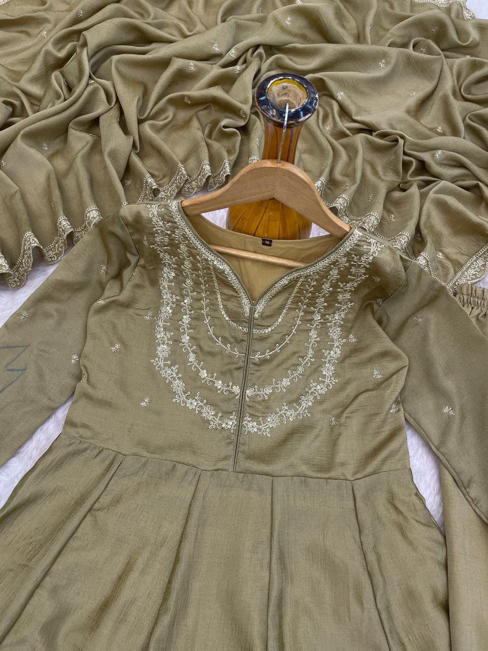 Trendy Anarkali Designers kurti Pant Set