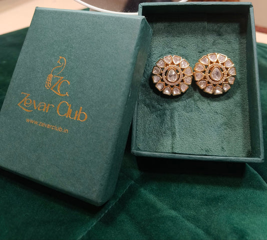Maximal Uncut Kundan Studs