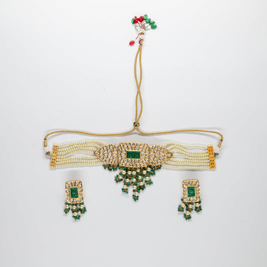 Kundan Pearl Choker