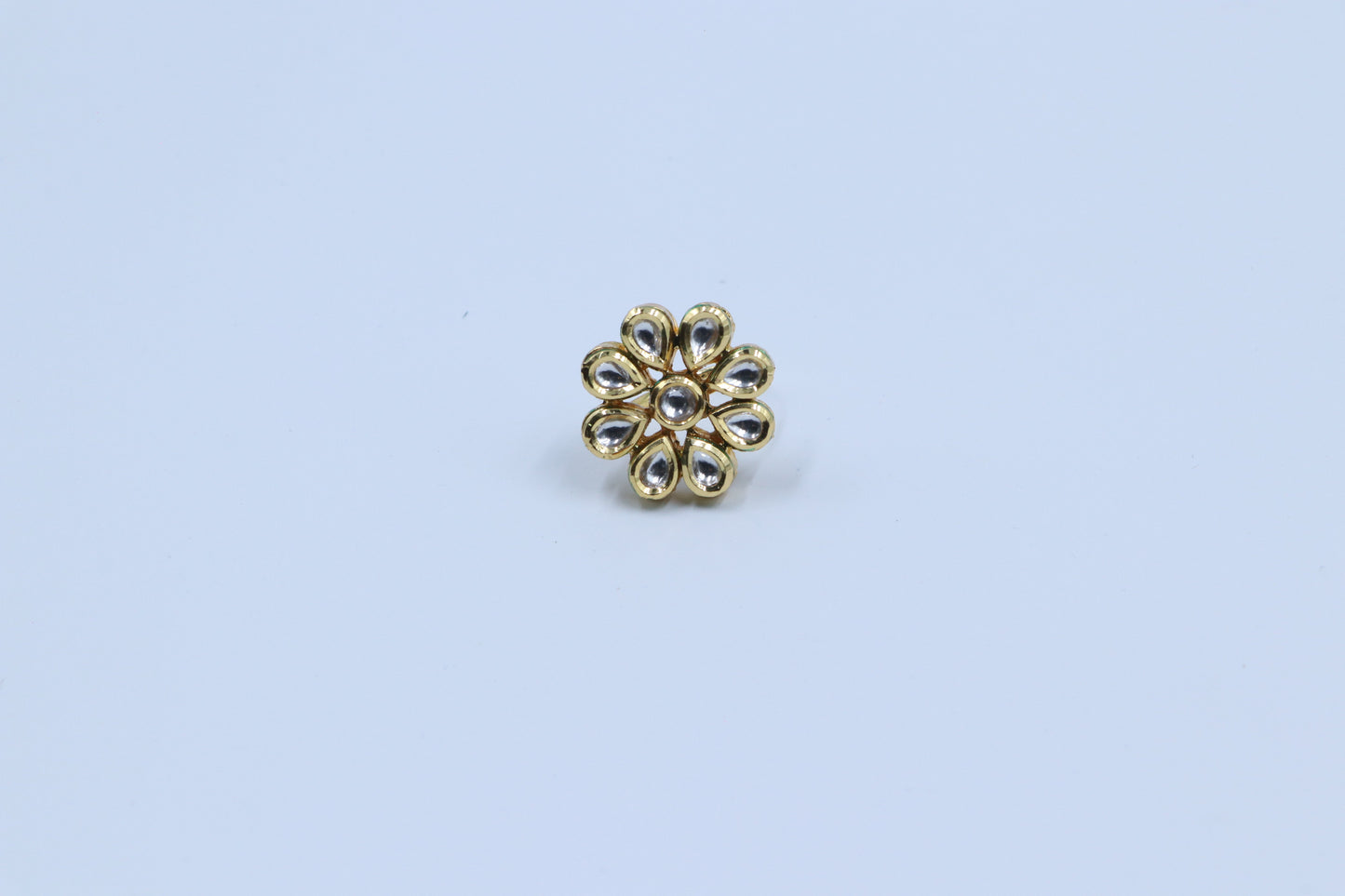 Kundan Adjustable Ring