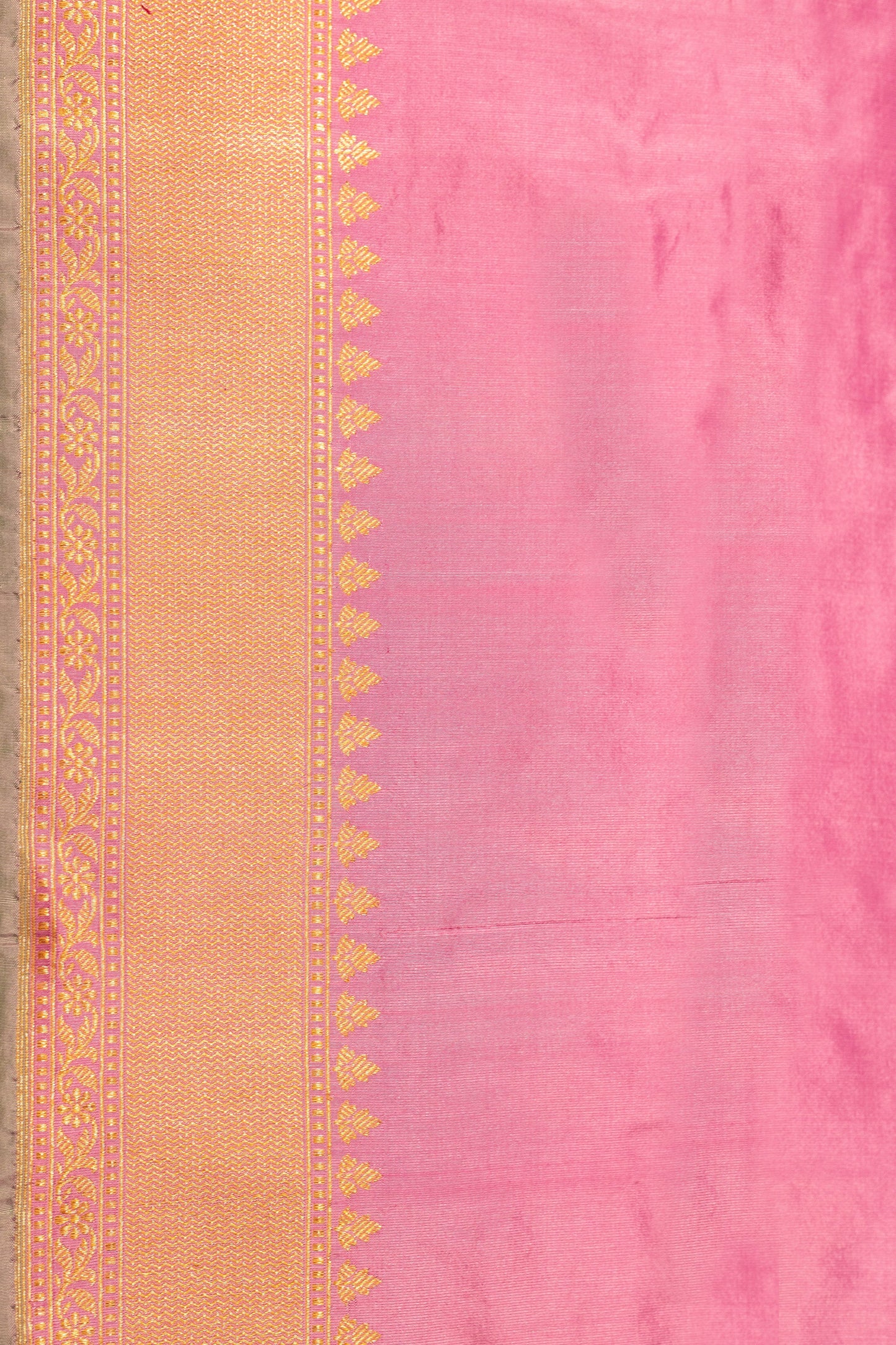 Pink Handwoven Kadwa Katan Pure Silk Saree