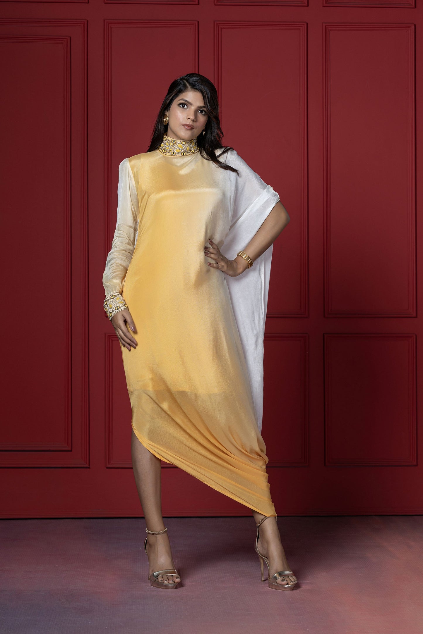 The Yellow Gradient Kaftaan