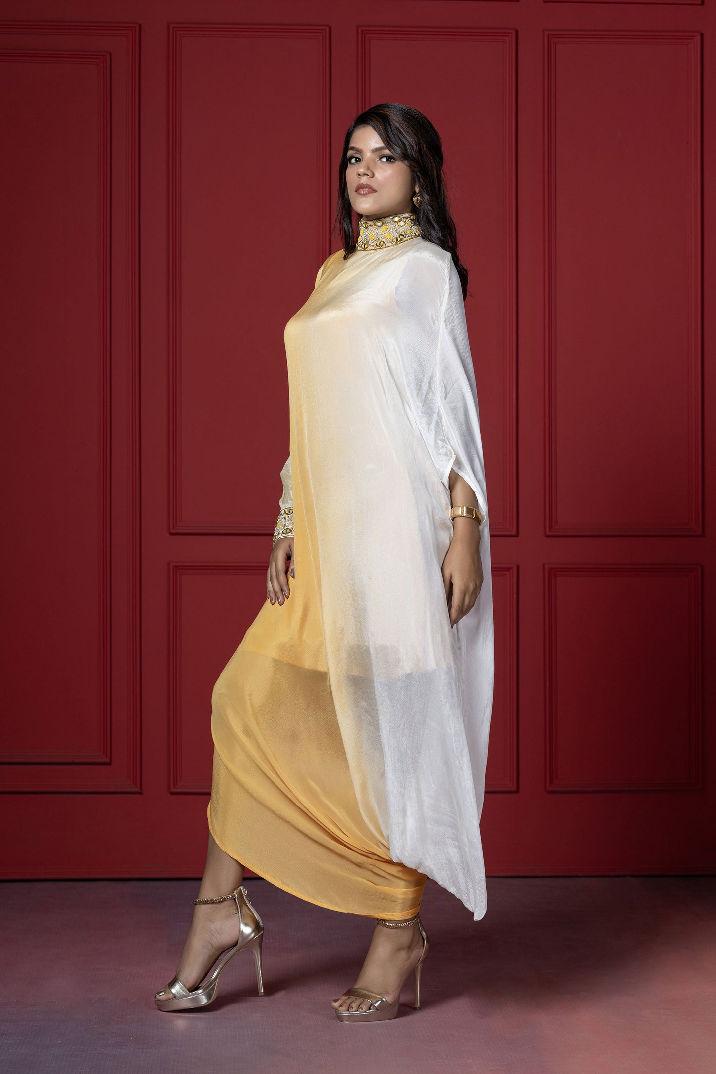 The Yellow Gradient Kaftaan