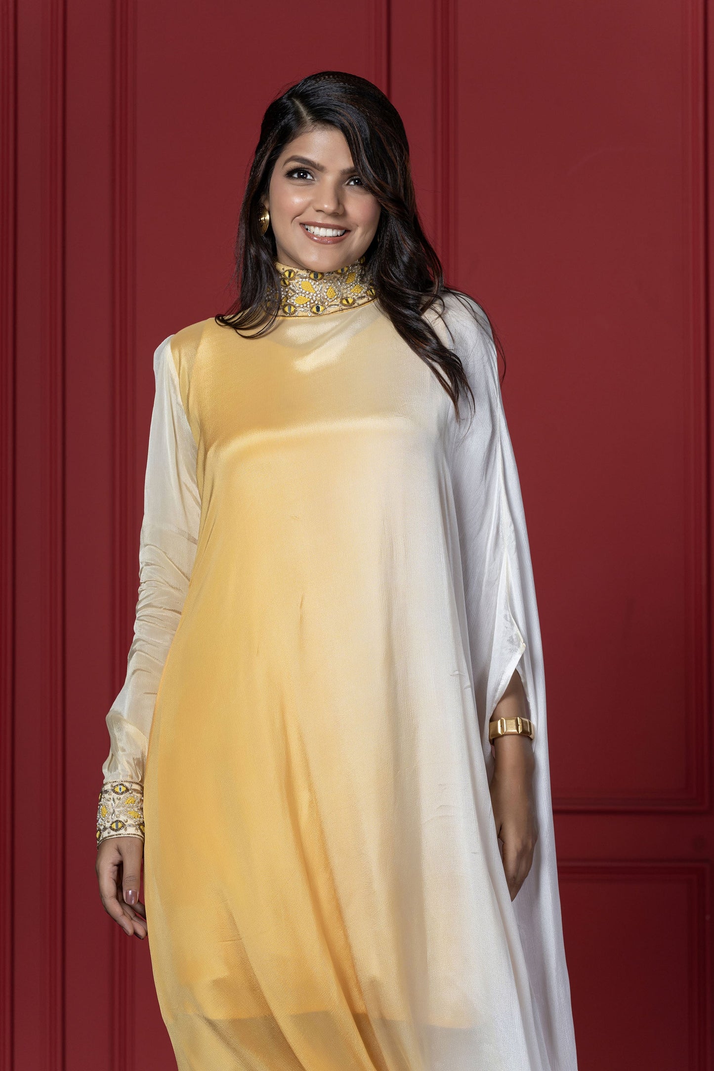 The Yellow Gradient Kaftaan