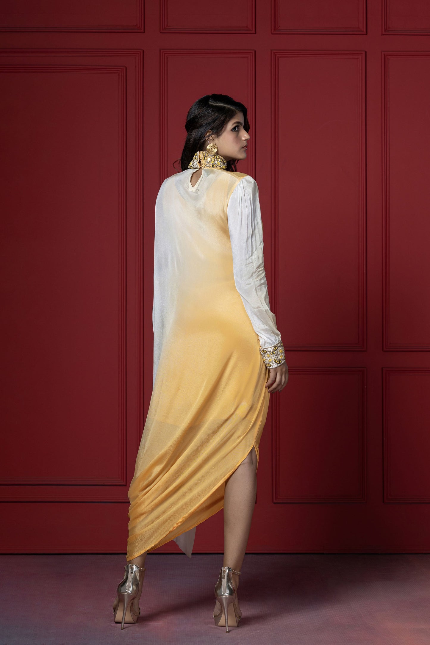 The Yellow Gradient Kaftaan
