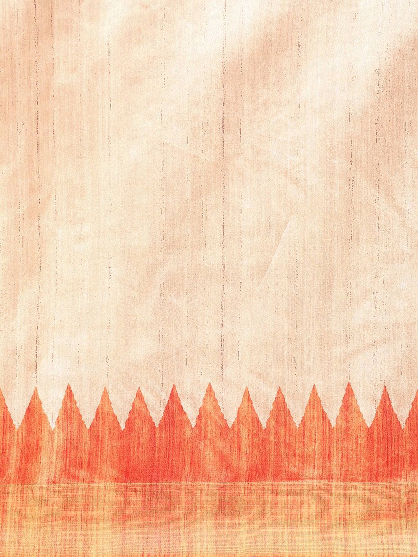 Firozi Tussar Silk saree with Temple Border