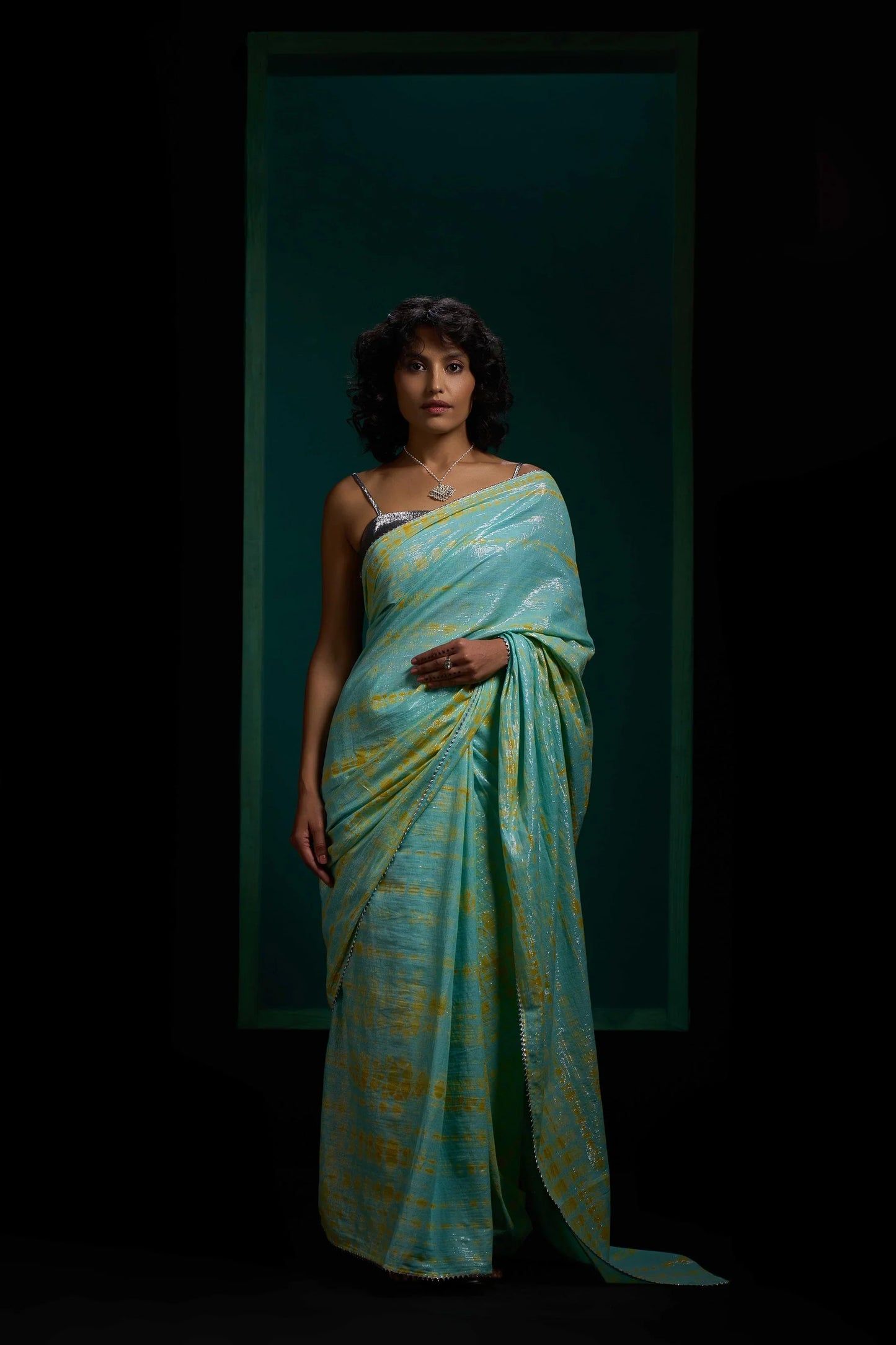 Rainbow Sky Twin Pure Cotton Saree