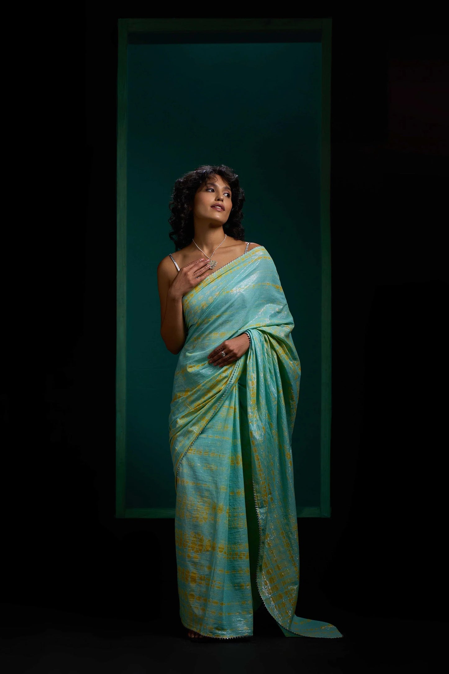 Rainbow Sky Twin Pure Cotton Saree
