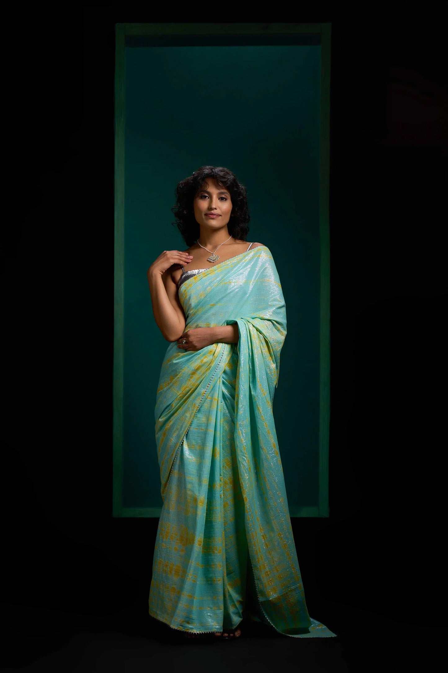 Rainbow Sky Twin Pure Cotton Saree