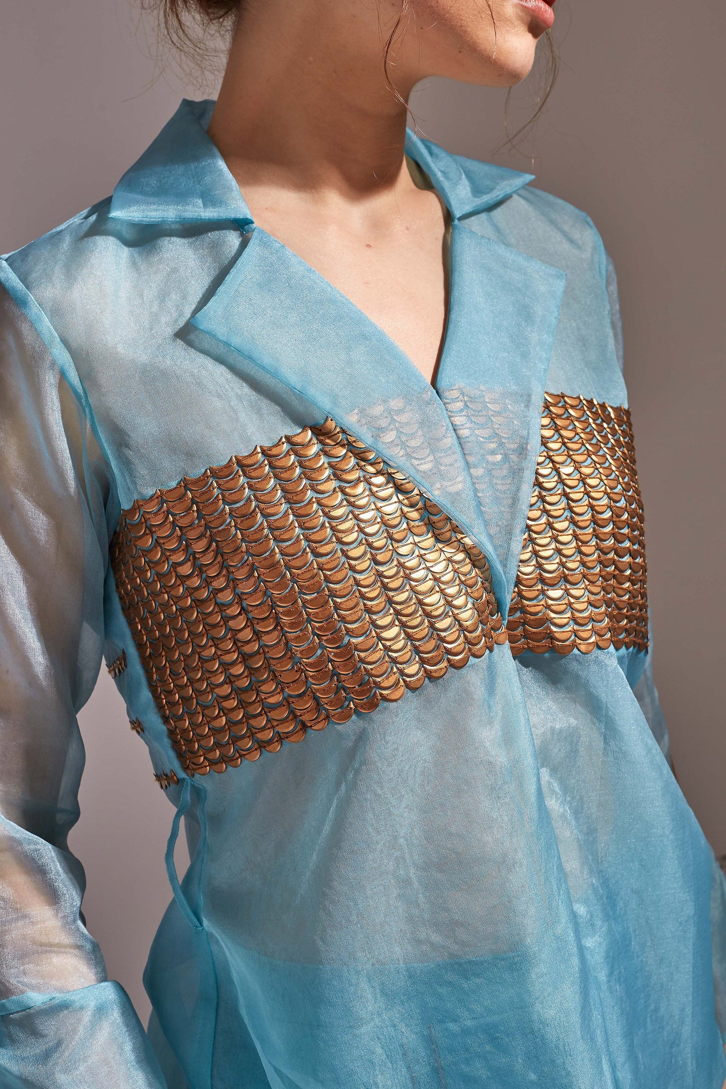 NORA Cyan Blue Pant set