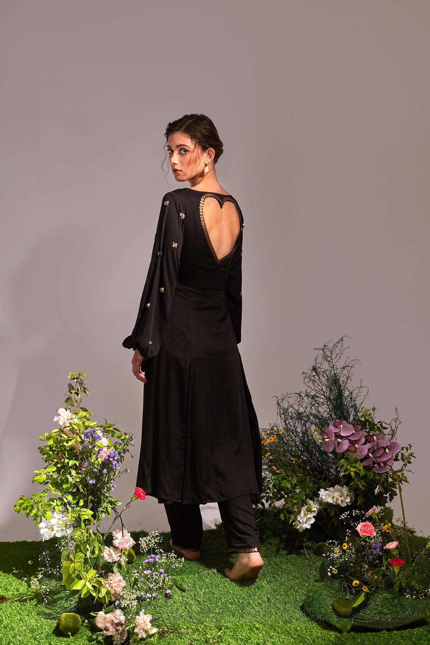 ANYA  Black Kurta