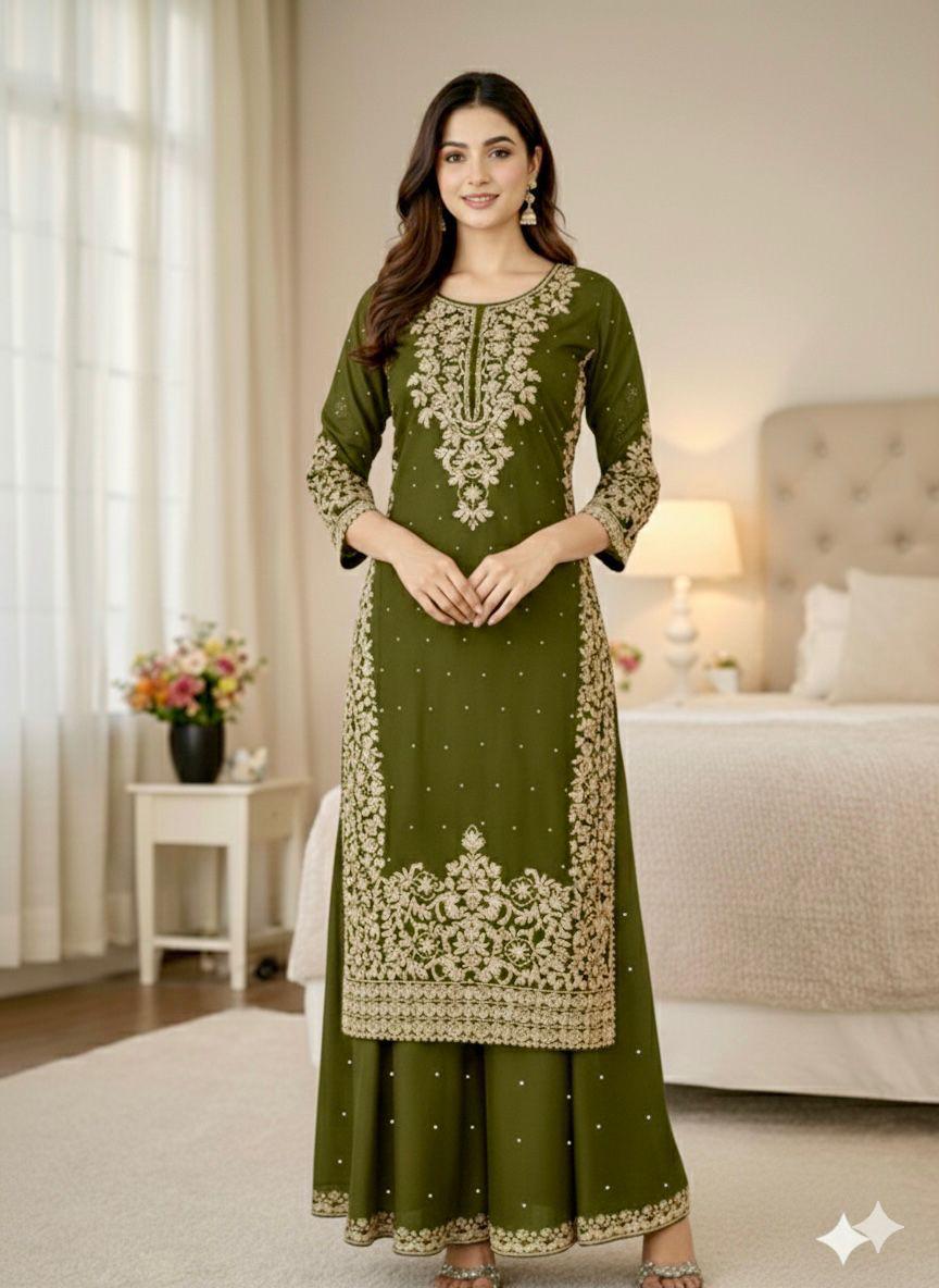 Designer Heavy Embroidery suit set