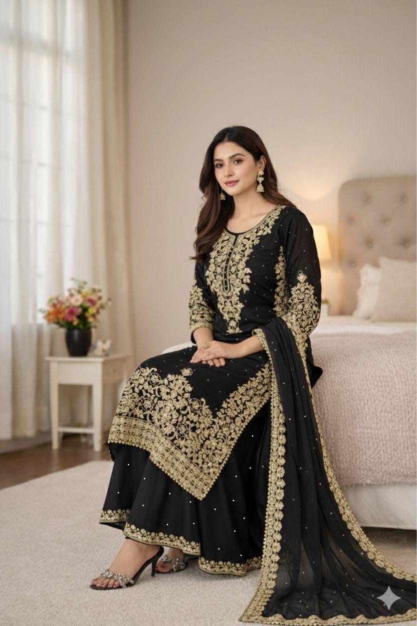 Designer Heavy Embroidery suit set