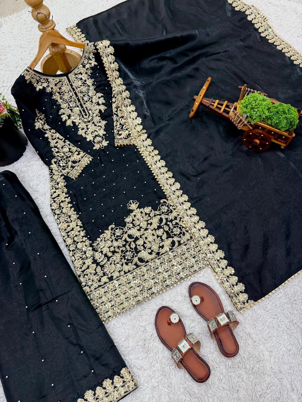 Designer Heavy Embroidery suit set
