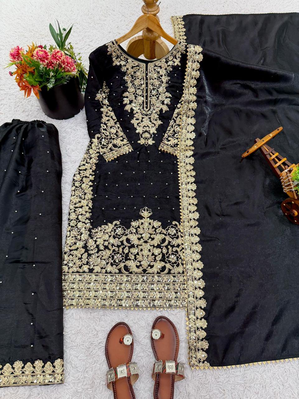 Designer Heavy Embroidery suit set
